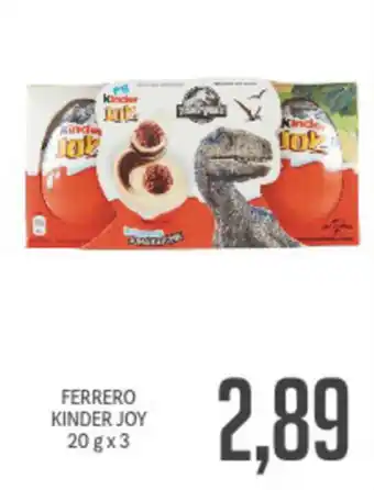 Supermercati Piccolo Ferrero Kinder Joy 20g x 3 offerta