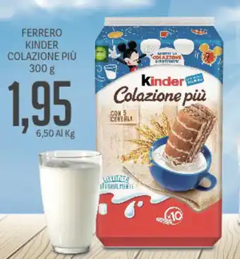 Supermercati Piccolo Ferrero Kinder Colazione Più 300g offerta