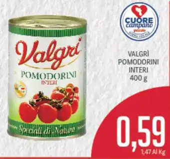 Supermercati Piccolo Valgri Pomodorini Interi 400g offerta