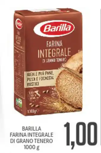 Supermercati Piccolo Barilla Farina Integrale di Grano Tenero 1000g offerta