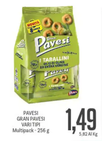 Supermercati Piccolo Pavesi Gran Pavesi Vari Tipi multipack 256g offerta