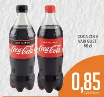 Supermercati Piccolo Coca-Cola vari gusti 66cl offerta