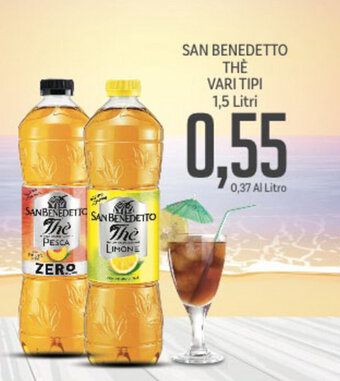 Supermercati Piccolo San Benedetto Thè vari tipi 1,5 litri offerta