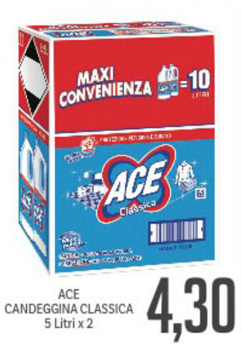Supermercati Piccolo Ace Candeggina Classica 5 litri x 2 offerta