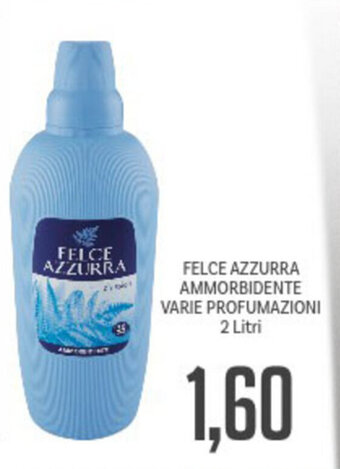 Supermercati Piccolo Felce Azzurra Ammorbidente Varie Profumazioni 2 litri offerta