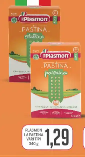 Supermercati Piccolo Plasmon La Pastina vari tipi 340g offerta