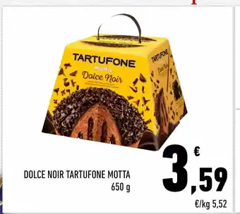 Conad Dolce noir tartufone motta offerta