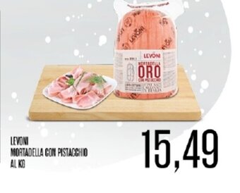 Supermercati Pasquale Prisco Levoni Mortadella con Pistacchio al kg offerta