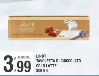 Lindt Tavoletta di Cioccolato Gold Latte 300 gr