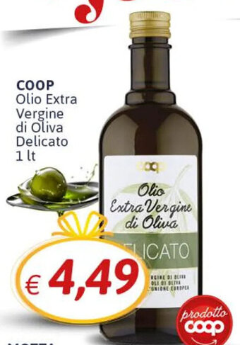 Crai Coop Olio Extra Vergine di Oliva Delicato 1 lt offerta