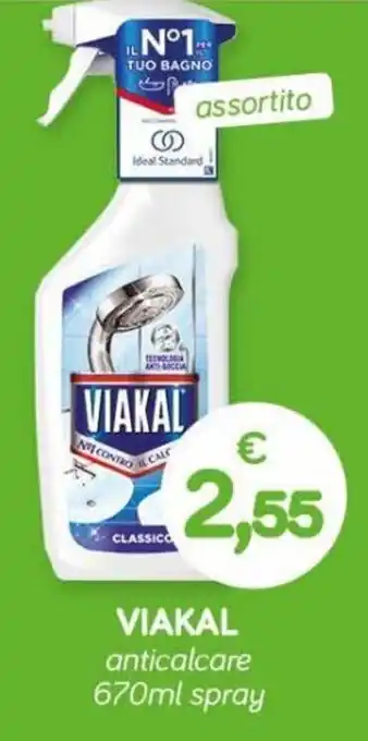 Il Tulipano Viakal anticalcare 670ml spray offerta