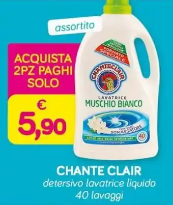 Il Tulipano Chanteclair detersivo lavatrice liquido 40 lavaggi offerta