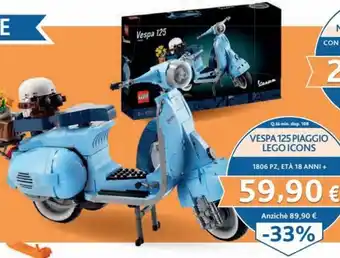 Vespa 125 Pianggio Lego Icons