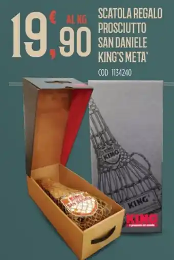 King's Meta' Scatola Regalo Prosciutto San Daniele