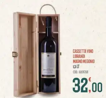 Cassetta Vino Librandi Magno Megonio 1,5 lt