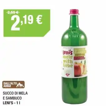 Leni's Dall'Alto Adige Succo di Mela e Sambuco 1 l
