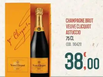 Elefante Cash & Carry Champagne Brut Veuve Clicquot Astuccio 75 cl offerta