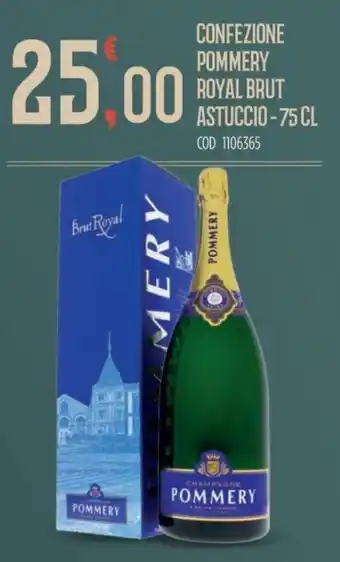 Elefante Cash & Carry Pommery Royal Brut Astuccio Confezione - 75 cl offerta