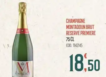 Montaudon Champagne Brut Reserve Premiere 75 cl