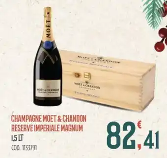 Elefante Cash & Carry Moet & Chandon Champagne Reserva Imperiale Magnum 1,5 lt offerta