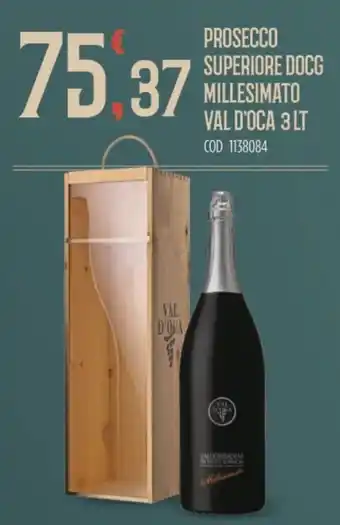 Elefante Cash & Carry Prosecco Superiore Docg Millesimato Val D'Oca 3 lt offerta