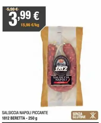 1812 Beretta Salsiccia Napoli Piccante