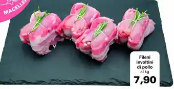 Fileni involtini di pollo