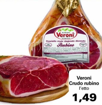 Alvama Veroni Crudo rubino offerta
