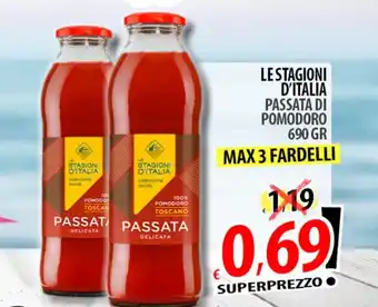 Il Genio Supermercato Lestagioni d'Italia Passata di Pomodoro 690 gr offerta