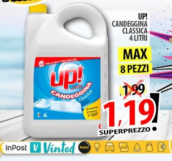 Il Genio Supermercato Up! Candeggina Classica 4 litri offerta