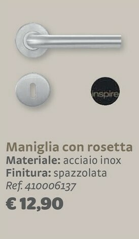 Bricocenter Inspire Maniglia Con Rosetta offerta