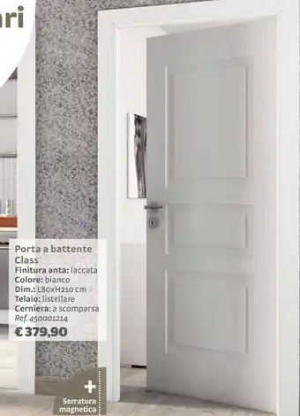 Bricocenter Bricocenter Porta A Battente Class offerta