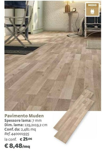 Bricocenter Pavimento Muden offerta