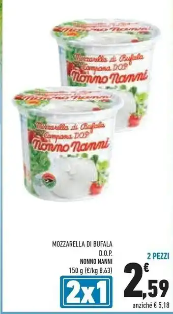 Conad Nonno Nanni Mozzarella Di Bufala Dop offerta