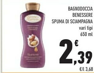 Conad Spuma di Sciampagna Bagnodoccia Benessere offerta
