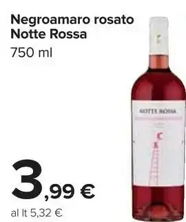 Carrefour Notte rossa Negroamaro Rosato 750 Ml offerta