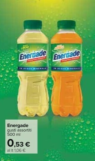 Carrefour Energade Gusto Limone 500 G(ml) offerta