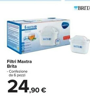 Brita Filtri Potenziati MAXTRA+ Per Caraffa Filtrante - Pack 6