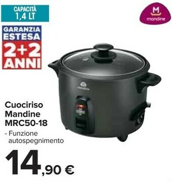 Carrefour Mandine Cuociriso Mrc50 18 offerta