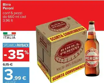 Carrefour Peroni Peroni - Birra 660 g(ml) offerta