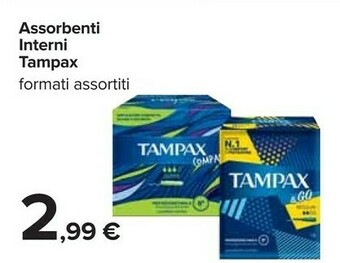 Carrefour Tampax Assorbenti Interni offerta
