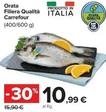 Carrefour Carrefour Orata Filiera Qualita offerta