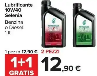 Carrefour Petronas Selenia Benzina 10W-40 offerta