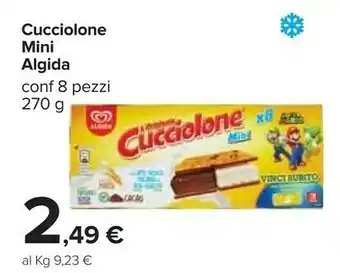 Carrefour Algida Mini Cucciolone Classico 270 G(ml) offerta