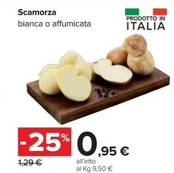 Carrefour Scamorza Bianca O Affumicata offerta