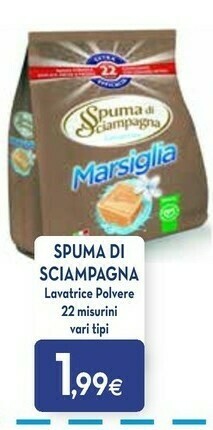 Proshop Spuma di Sciampagna Detersivo lavatrice offerta