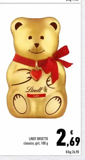 Conad Lindt orsetto offerta