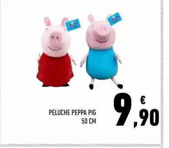 Conad Peluche peppa pig 50 cm offerta
