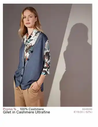 Gilet in cashmere
