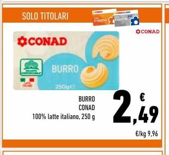 Conad Burro conad offerta